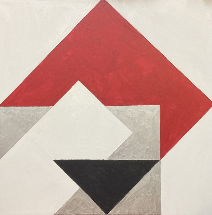 Silver Stabilizing, 2024, oil on canvas, 24 x 24 in. / 60.96 x 60.96 cm.