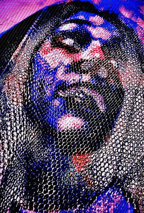 Fright, 2025, art quilt, 36 x 27 in. / 91.44 x 68.58 cm.