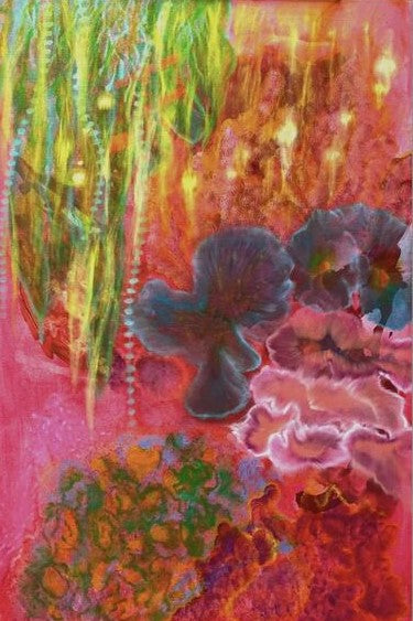 Mirage 2, 2025, oil and acrylic, 36 x 24 in. / 91.44 x 60.96 cm.