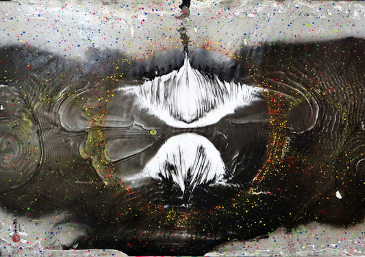 No. 114, 2022, mixed media, 62 x 42 cm. / 24.4 x 16.5 in.