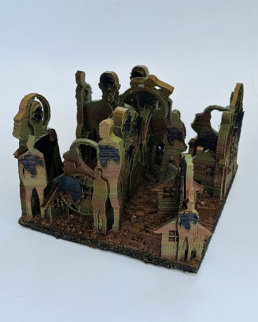 21725 Flock, 2025, 3D printed sculpture, 4 x 6 x 6 in. / 10.16 x 15.24 x 15.24 cm.