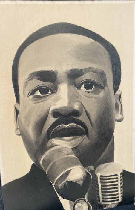 He Died to Make Me Free, 2020, graphite drawing, 24 x 36 in. / 60.96 x 91.44 cm.