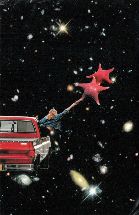 Reaching for the Stars, 2023, paper magazines, 11 x 9 in. / 27.94 x 22.86 cm.