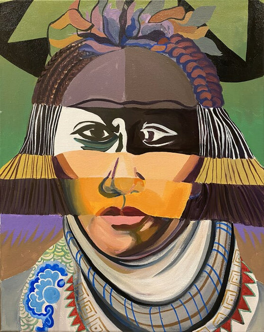 Escalation, 2024, acrylic, 20 x 16 in. / 50.8 x 40.64 cm.