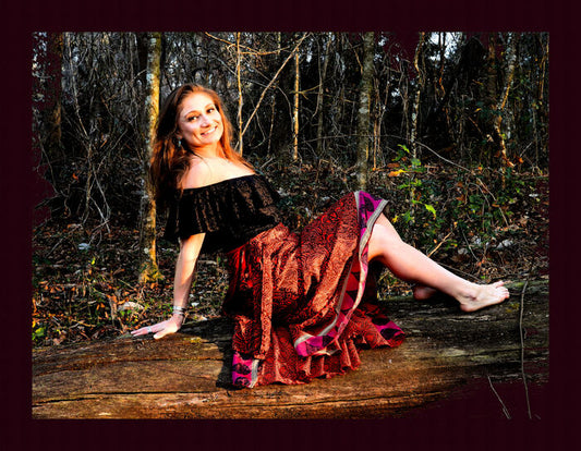 Michaela at Rest, 2025, digital photography, 14 x 18 in. / 35.56 x 45.72 cm.