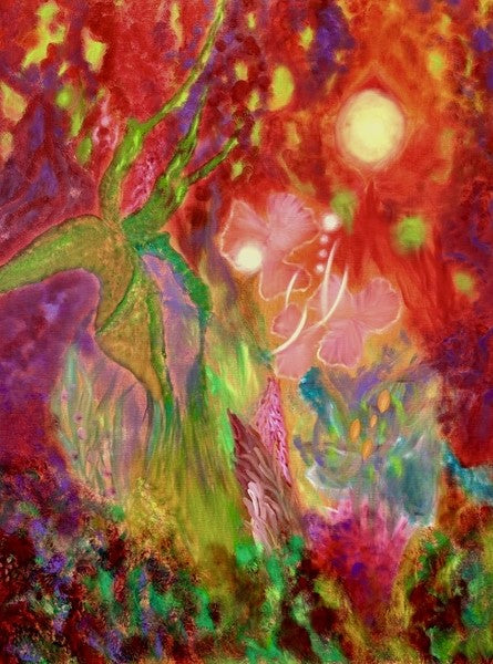 Awakening, 2025, oil on canvas, 48 x 36 in. / 121.92 x 91.44 cm.