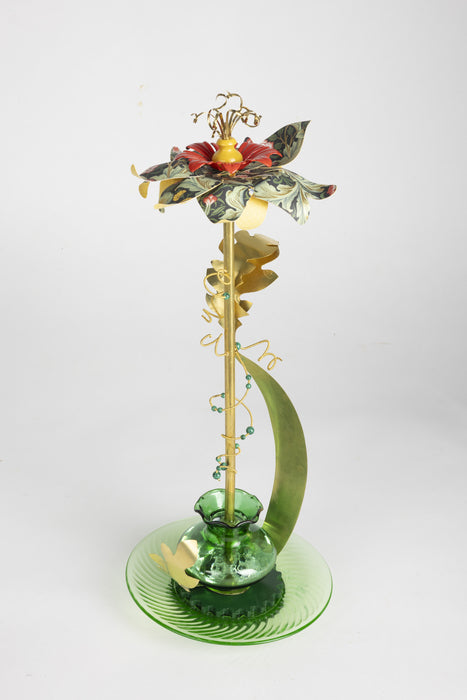 OZ, 2025, mixed media, 20 x 8 x 8 in. / 50.8 x 20.32 x 20.32 cm.