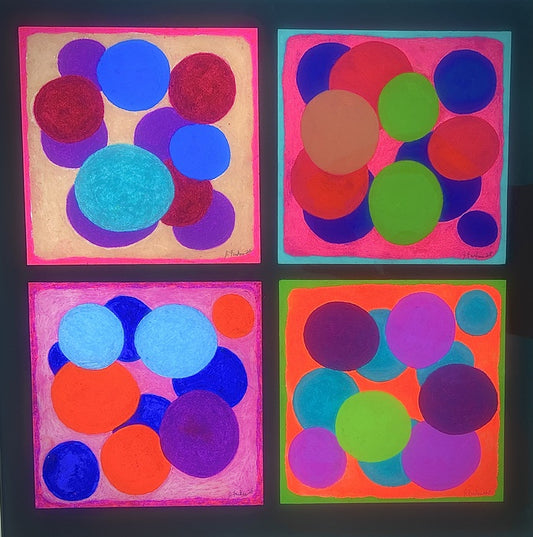 02. 25. 25., 2025, oil pastel on cotton paper, 31 x 30 in. / 78.74 x 76.2 cm.