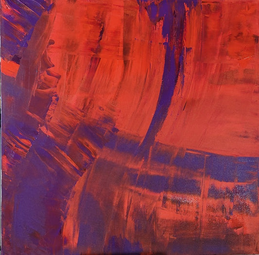 Airbourne, 2023, acrylic on canvas, 22 x 22 in. / 55.88 x 55.88 cm.