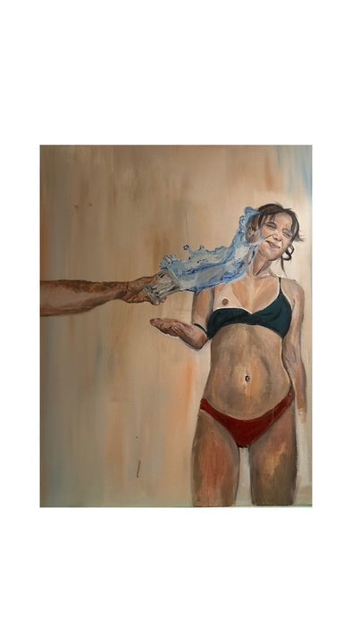 Water, 2023, acrylic, 48 x 36 in. / 121.92 x 91.44 cm.