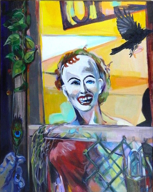 Getting Ready to Go, 2025, acrylic on canvas, 30 x 24 in. / 76.2 x 60.96 cm.