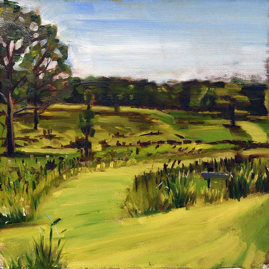 Birdsong, 2023, oil on panel, 12 x 12 in. / 30.48 x 30.48 cm.