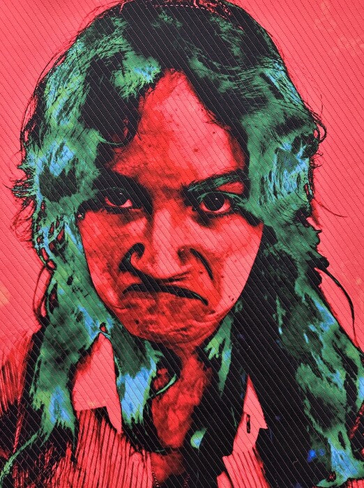 Archaic, 2025, art quilt, 36 x 27 in. / 91.44 x 68.58 cm.