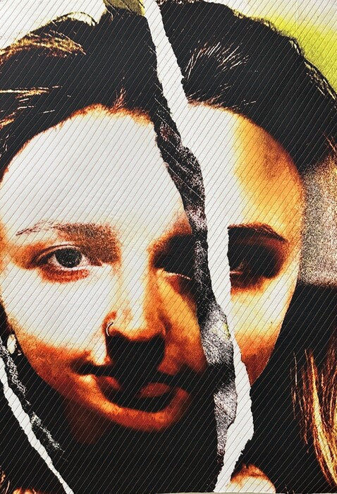 Prey, 2025, art quilt, 36 x 27 in. / 91.44 x 68.58 cm.