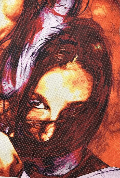 Gust, 2025, art quilt, 36 x 27 in. / 91.44 x 68.58 cm.