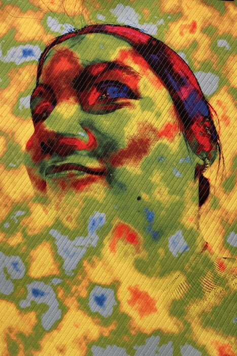 Imagine, 2025, art quilt, 36 x 27 in. / 91.44 x 68.58 cm.