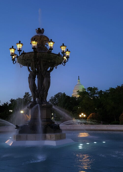 Washington DC - Paris on the Potomac, 2022, photography, 10 x 14 in. / 25.4 x 35.56 cm.