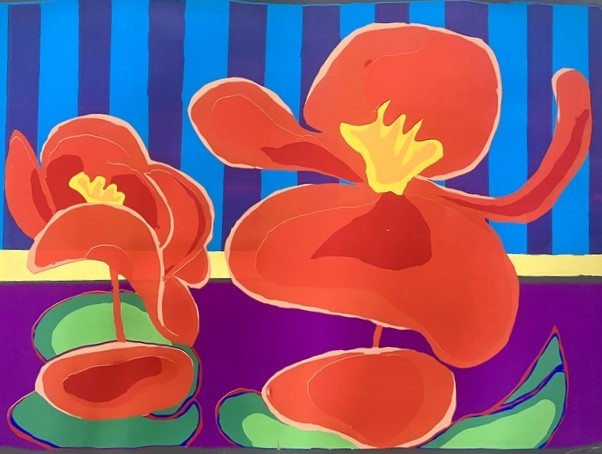 A Purple High, 1973, serigraphy, 23 x 38 in. / 58.42 x 96.52 cm.