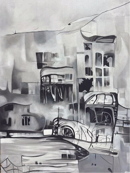 Loss of Hope, 2025, oil, 40 x 30 in. / 101.6 x 76.2 cm.