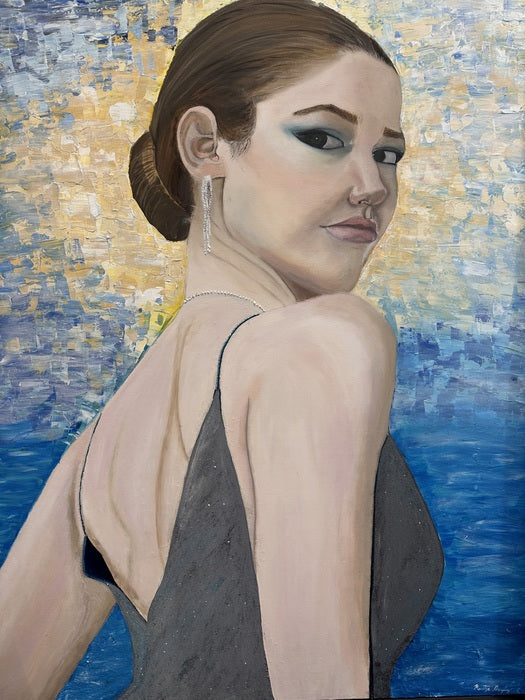 Sophie, 2024, mixed media, 36 x 48 in. / 91.44 x 121.92 cm.