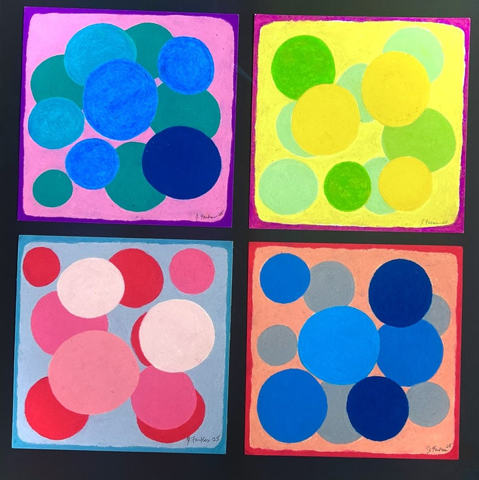 03. 02. 25., 2025, oil pastel on cotton paper, 31 x 30 in. / 78.74 x 76.2 cm.