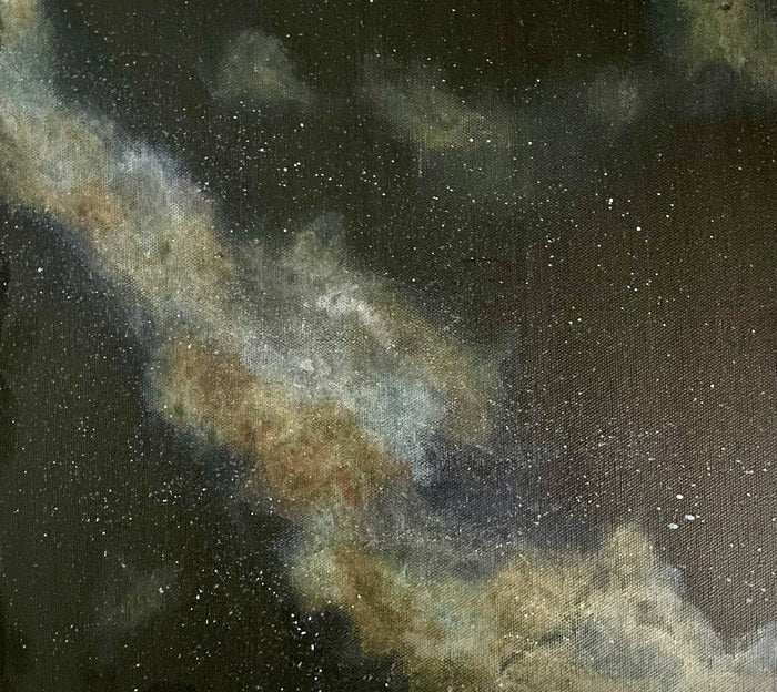 Desert Night Sky, 2025, acrylic on canvas, 12 x 12 in. / 30.48 x 30.48 cm.