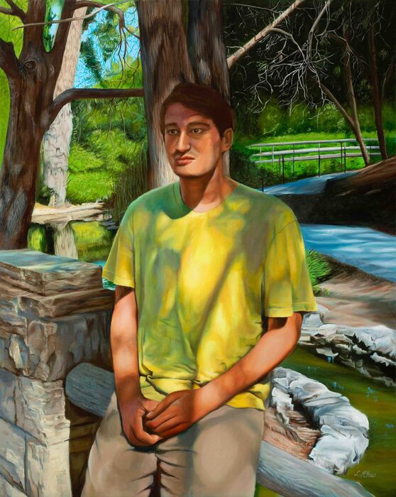 Yaron, 2023, oils, 30 x 24 in. / 76.2 x 60.96 cm.