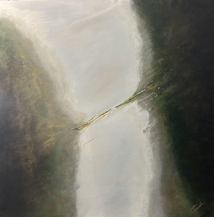 Unite, 2025, acrylic on canvas, 36 x 36 in. / 91.44 x 91.44 cm.