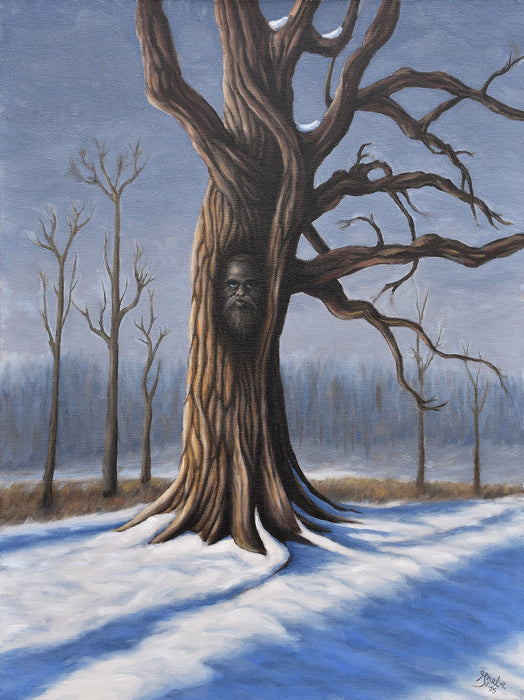 The Hermit Sage, 2025, oil on canvas, 24 x 18 in. / 60.96 x 45.72 cm.