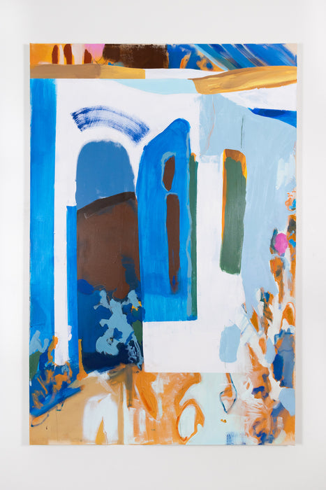 Land of the Living, 2024, acrylic on canvas, 72 x 48 in. / 182.88 x 121.92 cm.