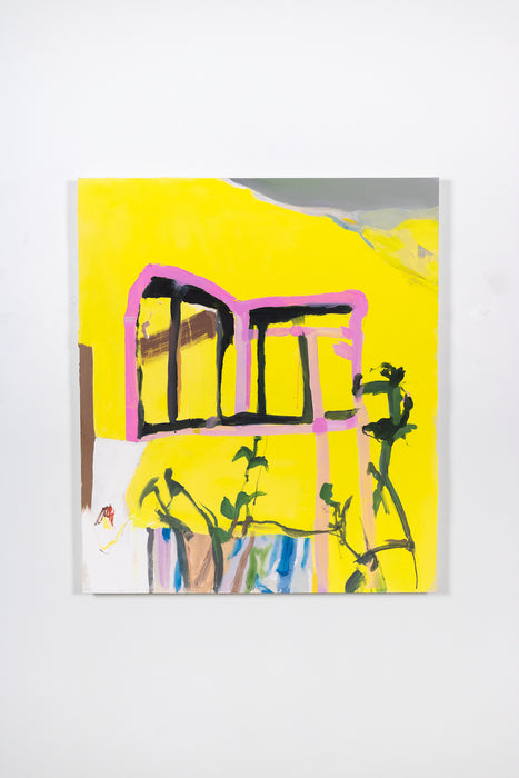 Peek-A-Boo Paradise, 2024, acrylic on canvas, 36 x 30 in. / 91.44 x 76.2 cm.