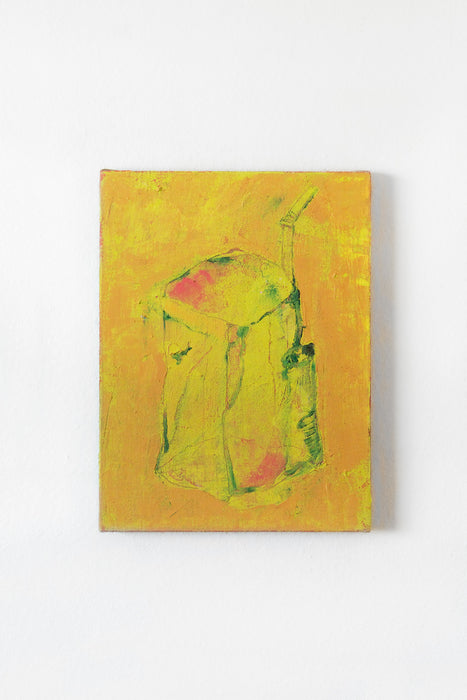 Sometimes You Need a Sippy Cup, 2023, acrylic on linen, 24 x 18 in. / 60.96 x 45.72 cm.