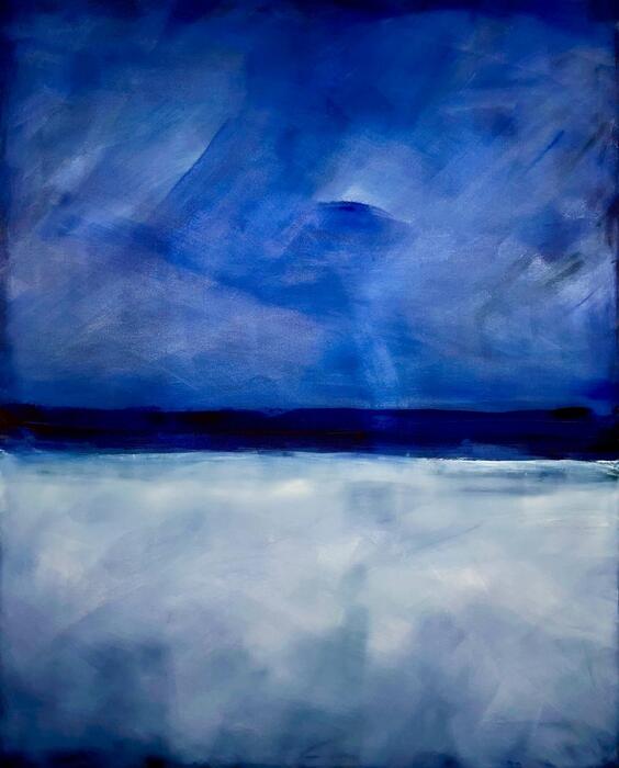 Ισχυs (Ischys) Power, 2023, oil on canvas, 60 x 72 in. / 23.6 x 28.3 cm.