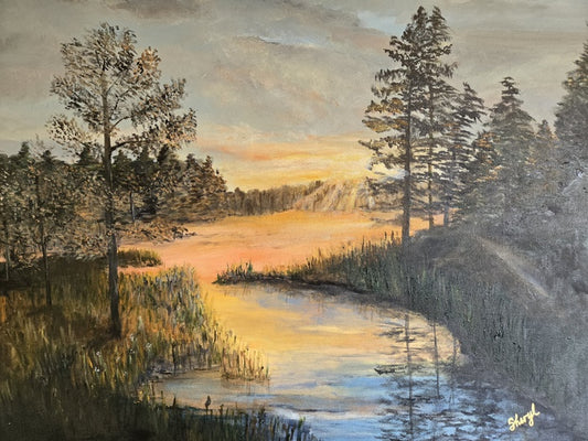 God's Country, 2025, acrylic, 24 x 30 in. / 60.96 x 76.2 cm.