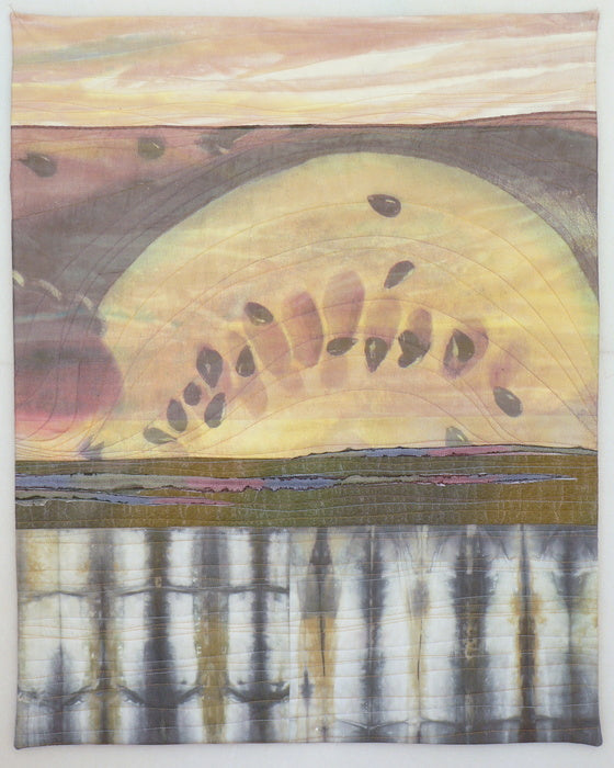 Harvest Moon, 2016, mixed media, 30 x 24 in. / 76.2 x 60.96 cm.