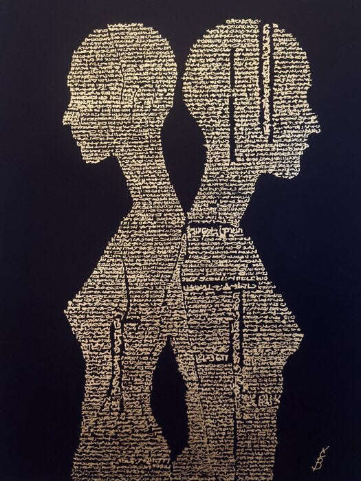 Twinslation Error, 2025, paper, 24 x 18 in. / 60.96 x 45.72 cm.