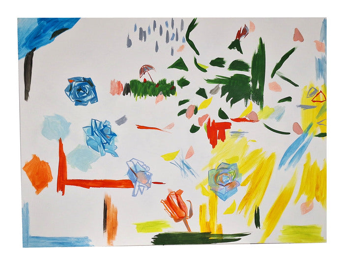 Untitled, 2023, oil paint on stretched canvas with gesso, 36 x 48 in. / 91.44 x 121.92 cm.