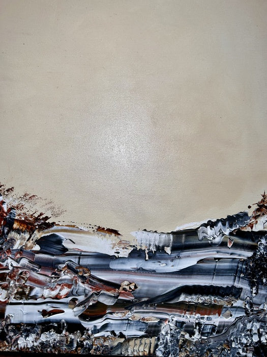 Niseko, 2025, acrylic on cotton canvas, 16 x 20 in. / 40.64 x 50.8 cm.