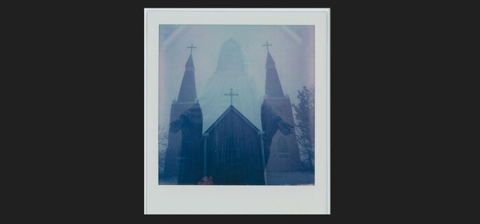 Open Arms, 2024, instant photograph, 4 x 4 in. / 10.16 x 10.16 cm.