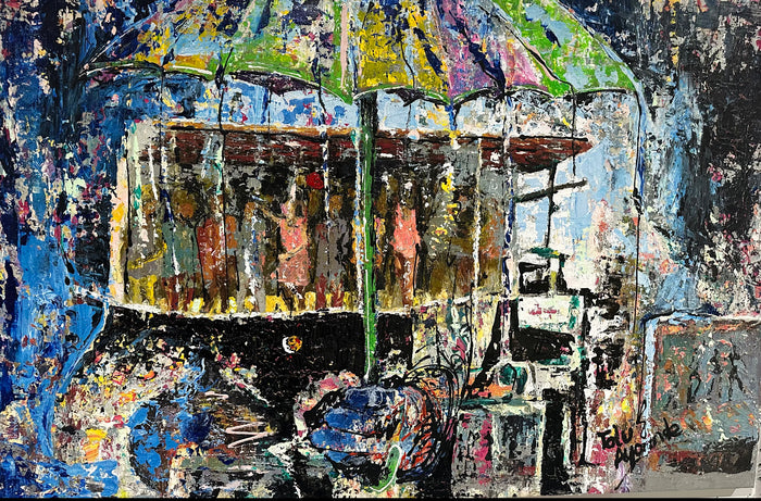The Chosen Ones, 2025, acrylic on canvas, 38 x 52 in. / 96.52 x 132.08 cm.