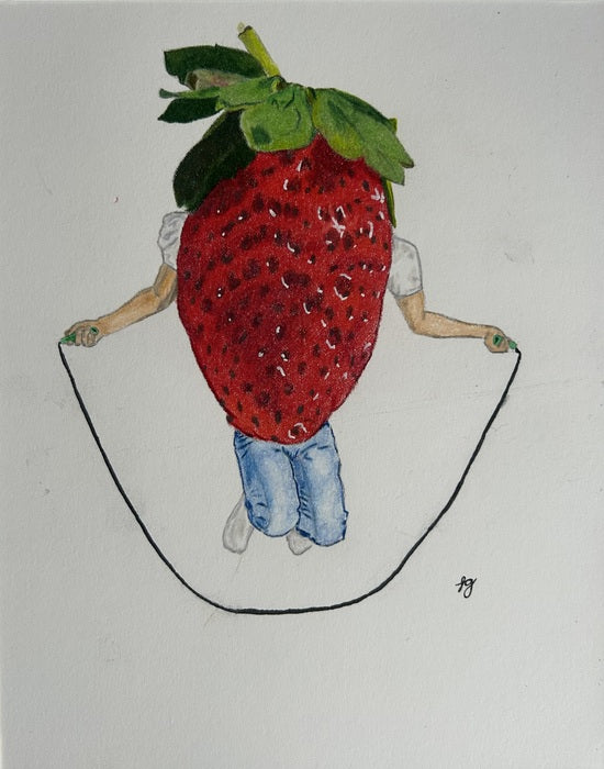 Teddy Berry, Teddy Berry, 2025, colored pencil, 7.5 x 9.5 in. / 19.05 x 24.13 cm.