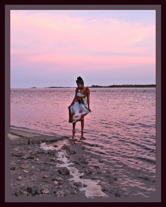Dusk Wader, 2025, digital photograph, 20 x 16 in. / 50.8 x 40.64 cm.
