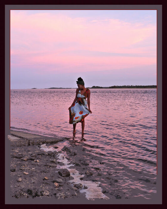 Dusk Wader, 2025, digital photograph, 20 x 16 in. / 50.8 x 40.64 cm.