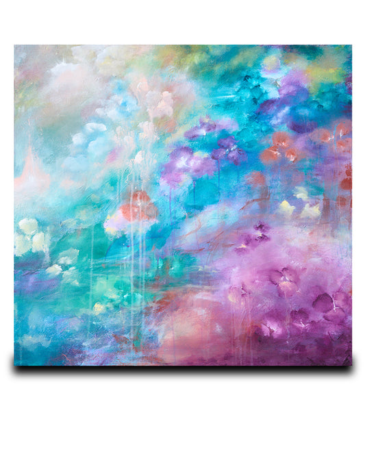 Transcendent, 2024, acrylic paint, 30 x 30 in. / 76.2 x 76.2 cm.