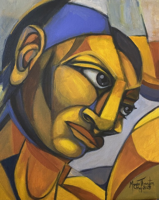 Strength, 2025, acrylic on stretched canvas, 20 x 16 in. / 50.8 x 40.64 cm.