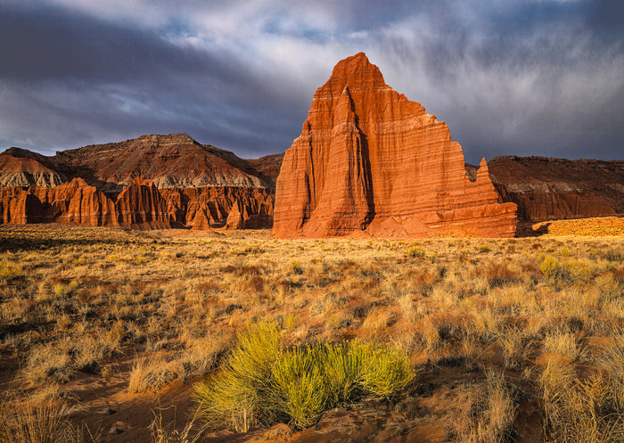 Temple of the Moon in Cathedral Valley, 2025, archival print, 24 x 17 in. / 60.96 x 43.18 cm.