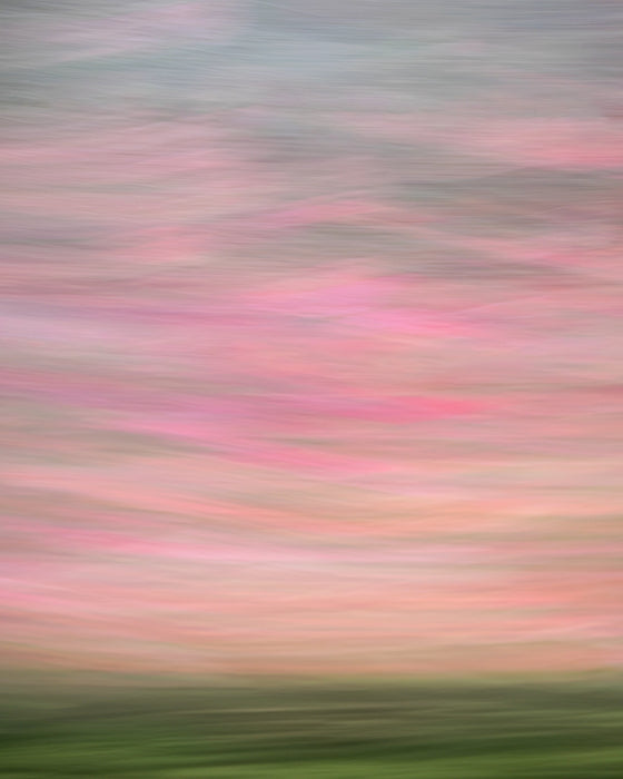 Twilight in Shades of Pink and Coral, 2023, photograph on paper, 10 x 12 in. / 25.4 x 30.48 cm.