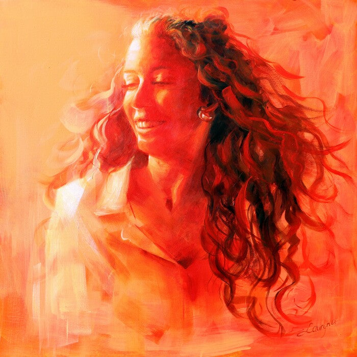 INSIDE MYSELF, 2025, acrylic on canvas, 100 x 100 cm. / 39.3 x 39.3 in.