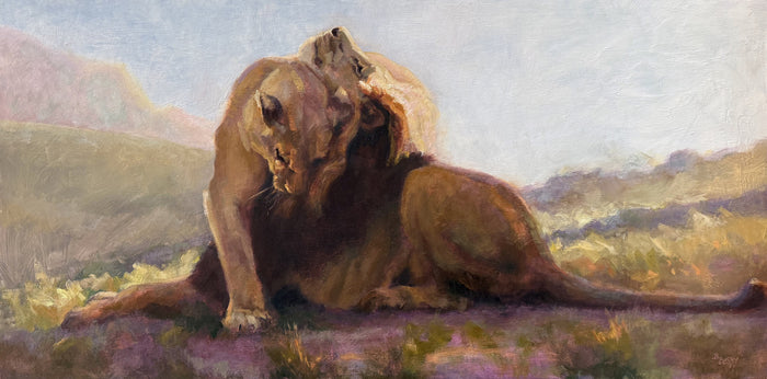 Tango, 2025, oil, 18 x 36 in. / 45.72 x 91.44 cm.