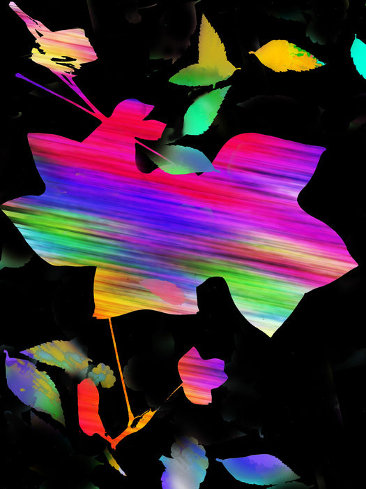 Shades of Autumn, 2024, digital collage, 12 x 9 in. / 30.48 x 22.86 cm.